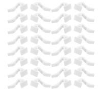 STOBAZA 50pcs Radiator Hooks Plastic Clip Mounts 7.5mm Radiator Towel Holder Hanging Rack Hooks for Bathroom and Home Heating Accessories