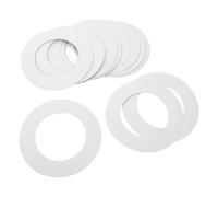 STOBAZA 50pcs Waxing Machine Accessories Waxing Machine Ring Coated Paper round White Prevents Wax Overflow Easy Maintenance for Home Use and Beauty Salons