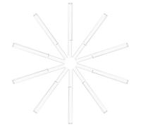 STOBAZA 5pairs Acrylic Music Clips Sheet Music Clip for Pianists Page Holder Stand Page