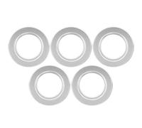 STOBAZA 5pcs Bird Breeding Box Anti Bite Ring Metal Silver | Smooth and Mellow Finish, Hole Edge Reinforcement, for Parrot Nest Boxes and PET Bird Housing