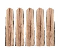 STOBAZA 5pcs Decorative Wooden Logs 22cm Bark - Natural Birch Firewood for Indoor Fireplace, Garden Display, DIY Crafts and Planter Decoration