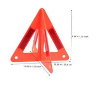 STOBAZA 5pcs Foldable Car Warning Triangles Roadside Safety Kit Reflective High Visibility Emergency Signs for Truck and Highway Breakdowns Portable Stable Design