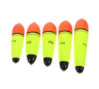 STOBAZA 5pcs High-density EVA Weighted Fishing Floats Lightweight Buoys for Lakes Rivers Oceans Enhanced Sinking Stable Buoyancy Angling Equipment