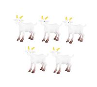 STOBAZA 5Pcs Miniature Decor Realistic PVC Farm Animal Models for DIY Rural Scenes Adorable Educational Props for Home Office Decoration
