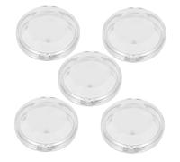 STOBAZA 5pcs Transparent Plastic Eyelash Case Easy-Open False Lash Organizer Boxes for Makeup Lovers and Beauty Salons Compact Storage to Maintain Lash Shape Suitable for Daily Use and