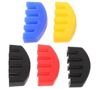 STOBAZA 5pcs Violin Sound Dampener Rubber Bridge Protector Practice Mute for Violin String Instrument Mute for Home Quiet Practice
