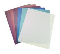 STOBAZA 6 Sheets Chameleon Heat Transfer Vinyl Film PU Material DIY Clothes Lettering Film Practical Adhesive for Custom Clothing Decoration