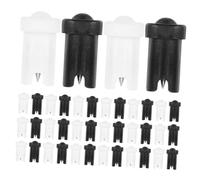 STOBAZA 60pcs Eyelash Bottle Needles Anti-blocking Replacement Tips for Eyelash Glue Bottles PP and Stainless Steel Easy to Use for Professional Salon and Home Lash Extension Tools