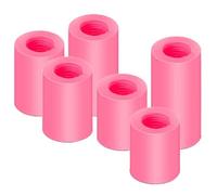 STOBAZA 6pcs 3D Silicone Chess Molds for DIY Resin Casting, Reusable International Chess Piece Moulds Set for Crafting and Handmade Chocolate Candy Making