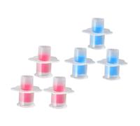 STOBAZA 6PCS Cupcake Corer Tool for Cake DIY Baking Lightweight Pastry Punchers Red and Blue Easy to Use Core Remover for Muffins and Cupcakes Compact Kitchen Cake Decorating Supplies