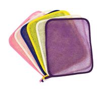 STOBAZA 6pcs Double-Layer Nylon Exfoliating Body Scrubber Lightweight Bath Washcloth for Smooth Skin, Sturdy Shower Mesh Cloth Suitable for Daily Bathing and Skin Exfoliation