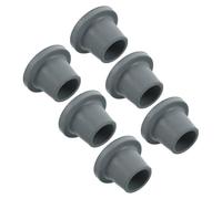 STOBAZA 6pcs Heavy Duty Shower Chair Rubber Feet Replacement Caps for Bath Seat and Commode with 28.5mm Hole Diameter, Non-Slip Curved Rubber Tips Providing Steady Support in Family