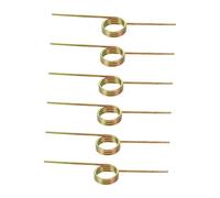 STOBAZA 6PCS Heavy Duty Torsional Springs for Trash Can Lids Elastic Metal Replacement Parts for Rubbish Bin Lid Support Smooth Operation