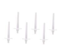 STOBAZA 6Pcs Plastic Bobbin Winder Spool Pins Sew Machine Attachment Parts for Consulbe Sewing Machines Smooth Surface Anti-scratch Suitable for Home Garment Factories and Tailor Shops