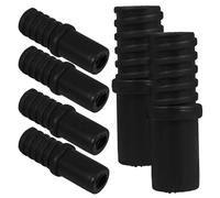 STOBAZA 6pcs Threaded Connector for Broom Mop Squeegee Extendable Pole Handle Compatible Metal Rods for Floor Cleaning and Window Washing