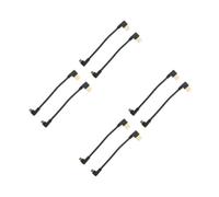 STOBAZA 8 Pcs USB to Micro USB Cable 6 Inch 90 Degree Gold Plated