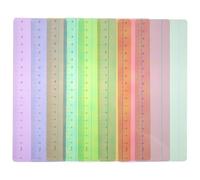 STOBAZA 8Pcs Colorful Guided Reading Strips Overlay Bookmarks with Lines for Tracking Text Versatile Sentence Highlight Strips for Students and Book Lovers Reading Speed and Focus