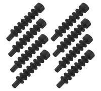 STOBAZA 8pcs Mountain Bike Brake Cable Sleeves Rubber Dust Proof Protective Covers Bicycle Brake Line Shield for Off-Road Cycling Accessories