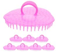 STOBAZA 8pcs Pink Scalp Massage Hair Brush Pp Material for Stimulating and Massaging Scalp Practical Shampoo Head Massager for Home Relaxation Assorted Style Assorted Style