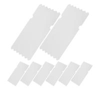 STOBAZA 8Pcs White Pet Sublimation Ticket Blanks, Heat Transfer Raffle and Invitation Ticket Sheets 5.5X2.75In for DIY Crafting, Concerts, Weddings, and Photo Transfer Projects