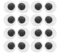 STOBAZA 90Pcs Glow in The Dark Adhesive Craft Eyes 20Mm for DIY Plush Dolls, Stuffed Animals, Halloween Decorations, Self-Adhesive Eyeballs for Doll Making and Craft Projects