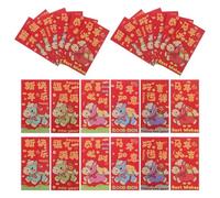 STOBAZA 90pcs Year Horse Red Envelopes Large Creative Hong Bao Money Packets for Lunar Year Spring Festival Celebrations with Cartoon Horse Pattern
