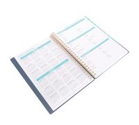 STOBAZA Academic Year Planner Organizer Spiral Notebook with PP Cover for Weekly Monthly Daily Scheduling and Prioritizing Tasks Smooth Writing Portable Office Accessory