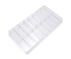 STOBAZA Acrylic Cosmetic Storage Case with 16 Grids for Eyeshadow and Blush, Easy to Use and Move, Makeup Organizer for Dormitory Or Living Room