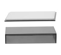 STOBAZA Acrylic False Eyelash Storage Box Lash Case Organizer Travel Makeup Holder for Women with Lash Tray Eyelash Packaging Container for Girls