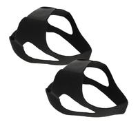 STOBAZA Adjustable Chin Strap and Jaw Support Strap Structure 2pcs for Snoring with Breathable Neoprene Material Comfortable Night Use Sleep Aid for Men and Women