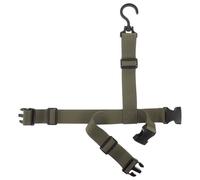 STOBAZA Adjustable Military Green Fishing Waterproof Boot Hanger Strap - Outdoor Shoe Drying Rack Hook for Hiking, Camping, and Water Fishing Boots Storage