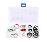 STOBAZA Air Conditioning Compressor, Alloy and Plastic Material O-ring Seal Kit 51pcs with Leakproof Performance and Convenient Installation for Car Air Compressor, for Auto Ac Repair