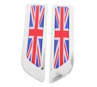 STOBAZA Alloy Uk Flag Car Badge Weatherproof Metal Decal for Automotive Modification Secure Adhesive Racing for Suv Truck Side Panels and Grille