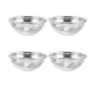 STOBAZA Aluminum Alloy Cake Pan Set, 4 Pcs Mini Half Sphere Baking Molds for Round Cakes Chocolates Mousse Jelly Puddin Candy Bath Bomb and Homemade Desserts, Perfect for Birthdays Weddings Party