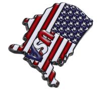 STOBAZA American Flag Enamel Lapel Pin Metal Collar Pin Small Patriotic Tribute Accessory for Adorning Hats and Bags, for 4th of July Outfits and Memorial Day Celebrations