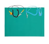 STOBAZA Anti-Static Table Mat Grounding Desk Pad for Electronics Repair Workstations, Heat Resistant Rubber Material with Stable Characteristics, Suitable for Tabletops and Shelves, Sleek