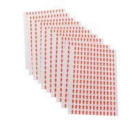 STOBAZA Arrow Labels Stickers Red Plate Indicator Stick Copper 1000pcs with Adhesive, Convenient and Practical Directional Decals Easy Peel for Office and Traffic Flow