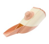 STOBAZA Automatic Hanging Pet Feeder for Small Caged Animals with Easy to Clean Pp Material Pink Small Pet Feeder Suitable for Hamsters Rabbits
