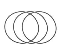 STOBAZA Bar Stool Base Rubber Ring 16.34 Inch Round Silicone Floor Protector Anti-Slip Chair Feet Cover for Bar Chair Chassis Durable Furniture Floor Pads 3 Pieces