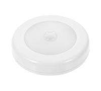 STOBAZA Battery Powered Night Light 6led Human Sensing Induction Night Light White Abs Material with Motion Sensor for Bathroom and Pathway, Requires 3 X AAA Batteries (not Included)