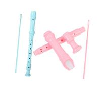 STOBAZA Beginner German Treble Swan High Pitch Recorder 8-Hole Lightweight ABS Instrument for Boys and Girls with Storage Bag Educational Musical Toy for Learning