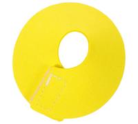 STOBAZA Bird Collar Microfiber Leather Neck Cone for Parrot Budgie Lovebird, Protective Collar for Wound Healing and Flying Activity, Yellow XS