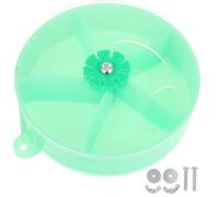 STOBAZA Birds Foraging Ball Acrylic Puzzle Feeding Box Multi-Compartment Parrot Food Holder for Cage Play Random Color