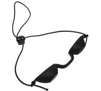 STOBAZA Black Silicone Light Protection Goggles for Cosmetic Procedures and LED Treatment, Soft Comfortable Eye Shade Cover Suitable for Outdoor Tanning and Light Therapy