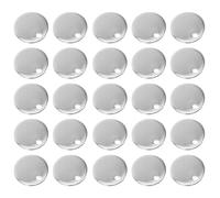 STOBAZA Blank Stamping Pendant round Tags Stainless Steel DIY Engraving Blanks for Jewelry Making Craft Projects Anti-Lost Name Tag 100Pcs