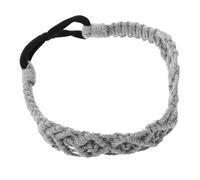 STOBAZA Bohemian Crochet Headband for Women, Soft Breathable Cotton Hair Accessory, Lightweight Braided Hairband for Daily Use and Date, Retro and Modern Style