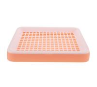 STOBAZA Bunny Cage Litter Box Rabbit Potty Small Pet Toilet Prevents Feet from Getting Stuck Protects Carpets and Floors Pp Material Fixed Lock Design Heighten Fence Design Suitable