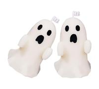 STOBAZA Candles Made from Soy Wax with Fine Workmanship and Decorative Effect 2pcs Ghost Shaped Halloween for Creating a Spooky Festive Atmosphere at Home
