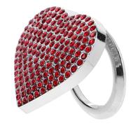 STOBAZA Car Engine Start Button Cover Red Heart Pushbutton Protector Anti-scratch One-touch Ignition Decor for Automotive Accessories