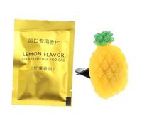 STOBAZA Car Vent Clip Charm Air Freshener Clip Pineapple Shape Acrylic Material Easy to Install Covers up Peculiar Smells for Car Interior Chic Style Gift for Lovers and Friends